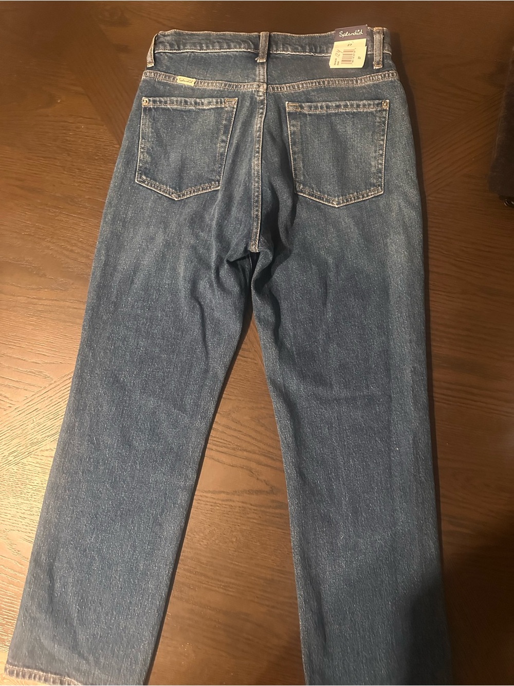 Splendid Men's Straight Jeans in Medium Blue Wash - Picture 3 of 3